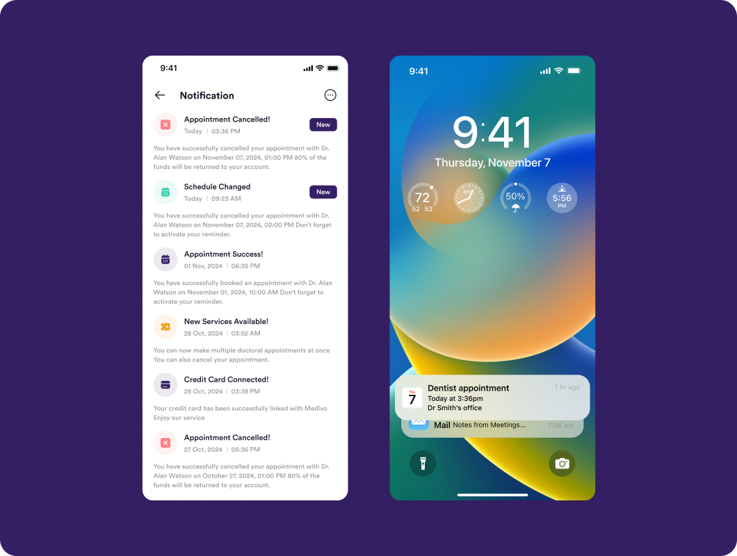 Notifications & Reminders